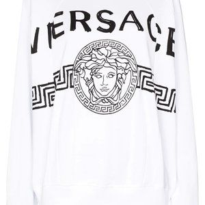 Versace Medusa head logo sweatshirt
